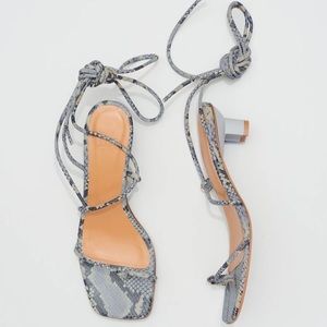 LOQ Roma Sandals in Luna Snake